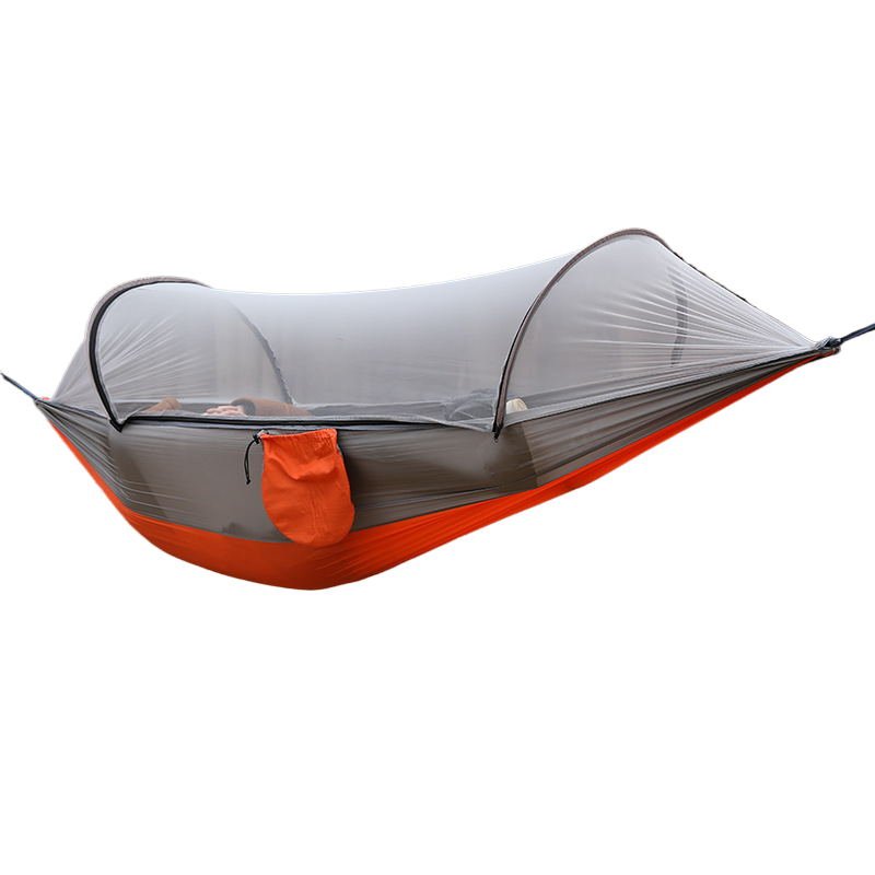Nylon Hammock With Mosquito Net - Yorkn Inc✅