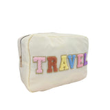 Nylon Pouch With Embroidered Letter - Yorkn Inc✅