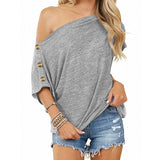 Off - the - shoulder T-shirt - Yorkn Inc✅