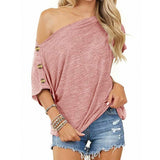 Off - the - shoulder T-shirt - Yorkn Inc✅