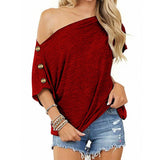 Off - the - shoulder T-shirt - Yorkn Inc✅