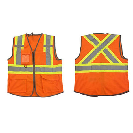 Outdoor Safety Reflective Vest 3 Pockets - Yorkn Inc✅