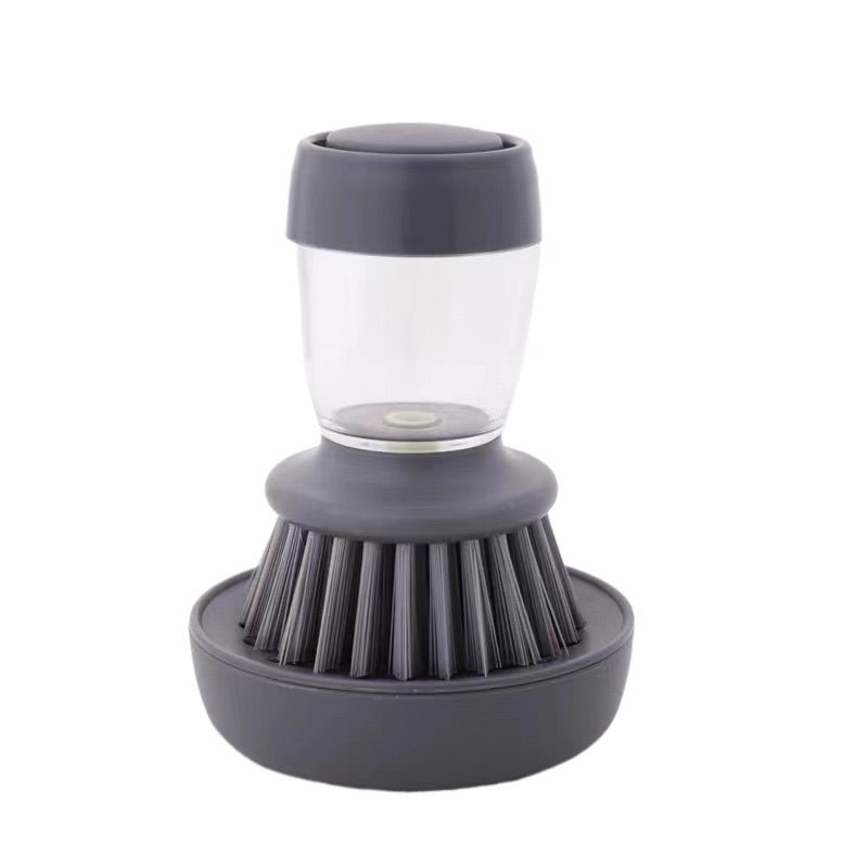 Palm Dish Brush With Soap Draining Tray - Yorkn Inc✅