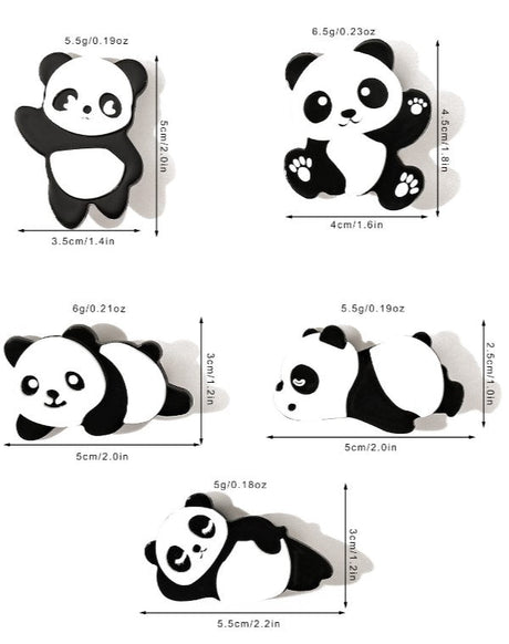 Panda Style Hairclip - Yorkn Inc✅