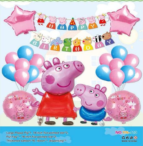 Peppa Pig Balloon Kit - Yorkn Inc✅