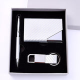 Practical Gift Set - Keychain&card Case&ballpoint Pen - Yorkn Inc✅