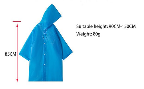 Pvc Youth Rusabe Poncho - Yorkn Inc✅