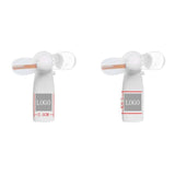 Rechargeable Led Flashing Handheld Mini Fan - Yorkn Inc✅