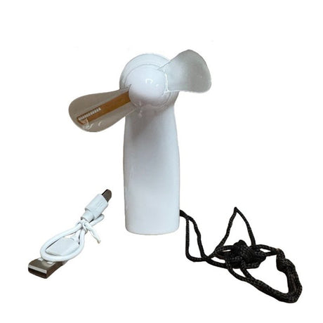 Rechargeable Led Flashing Handheld Mini Fan - Yorkn Inc✅