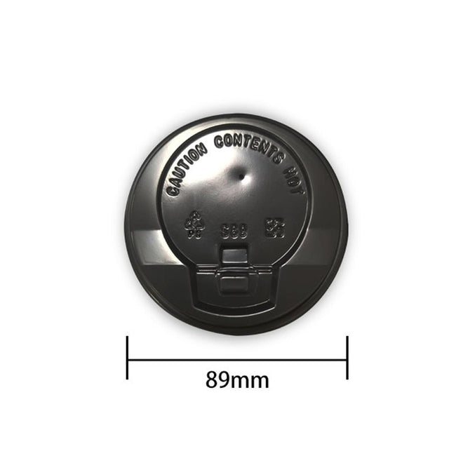 Recyclable Black Dome Lids - Yorkn Inc✅