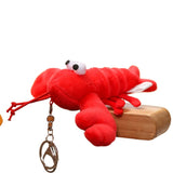 Red Lobster Plush Big Eyes Keychain - Yorkn Inc✅
