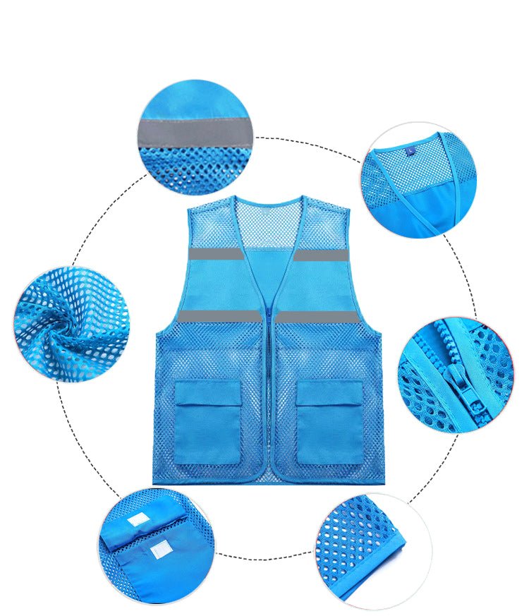 Reflective Mesh Volunteer Vest - Yorkn Inc✅