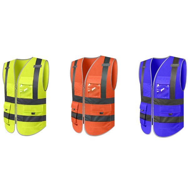 Reflective Safety Vest With Pocket - Yorkn Inc✅