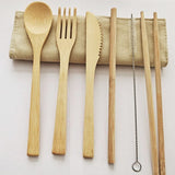 Reusable Bamboo Cutlery Set - Yorkn Inc✅