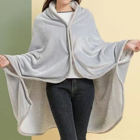 Reversible Sherpa Flannel Throw Blanket - Yorkn Inc✅