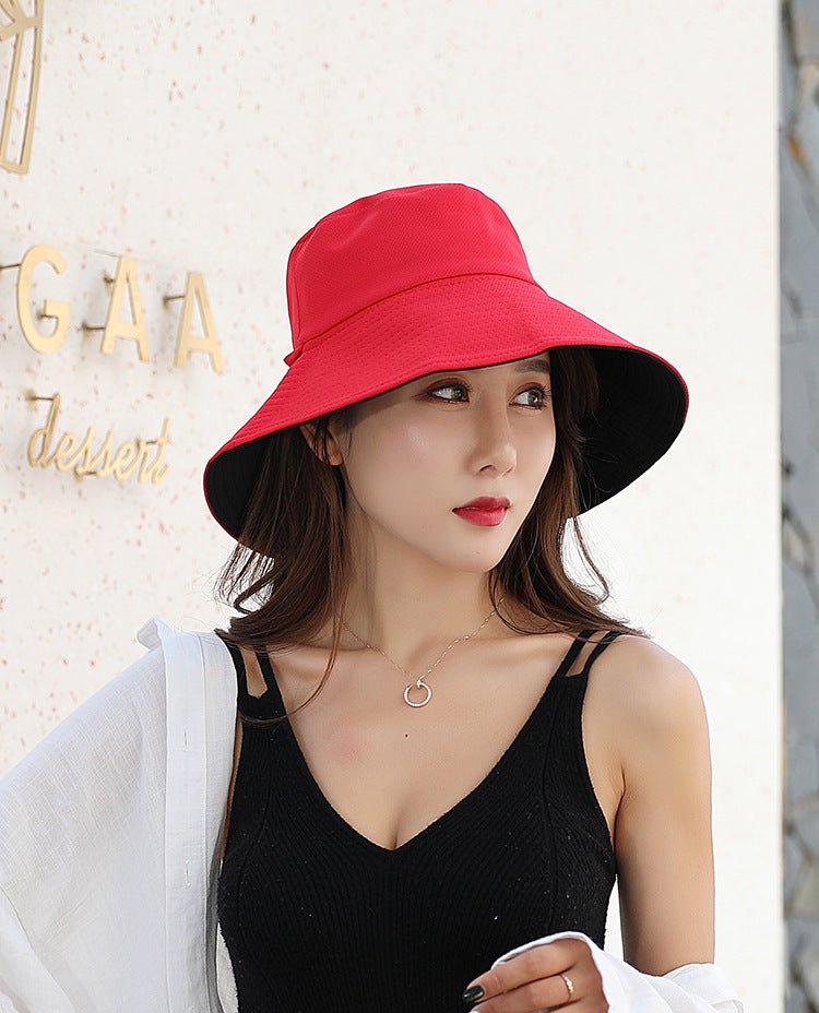 Reversible Unisex Big Brim Bucket Hat - Yorkn Inc✅