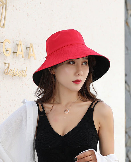 Reversible Unisex Big Brim Bucket Hat - Yorkn Inc✅