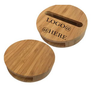 Round Bamboo Speaker Amplifier - Yorkn Inc✅
