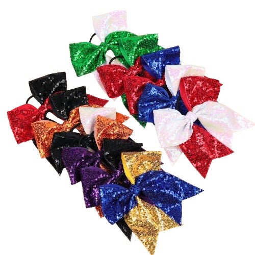 Sequins Decor Cheer Bow - Yorkn Inc✅