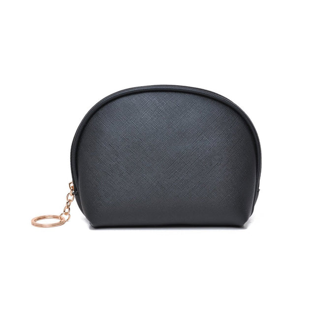 Shell - shaped Pu Leather Cosmetic Bag - Yorkn Inc✅