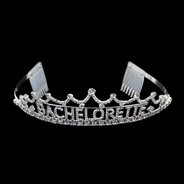 Shiny Crystal Hair Crown - Yorkn Inc✅