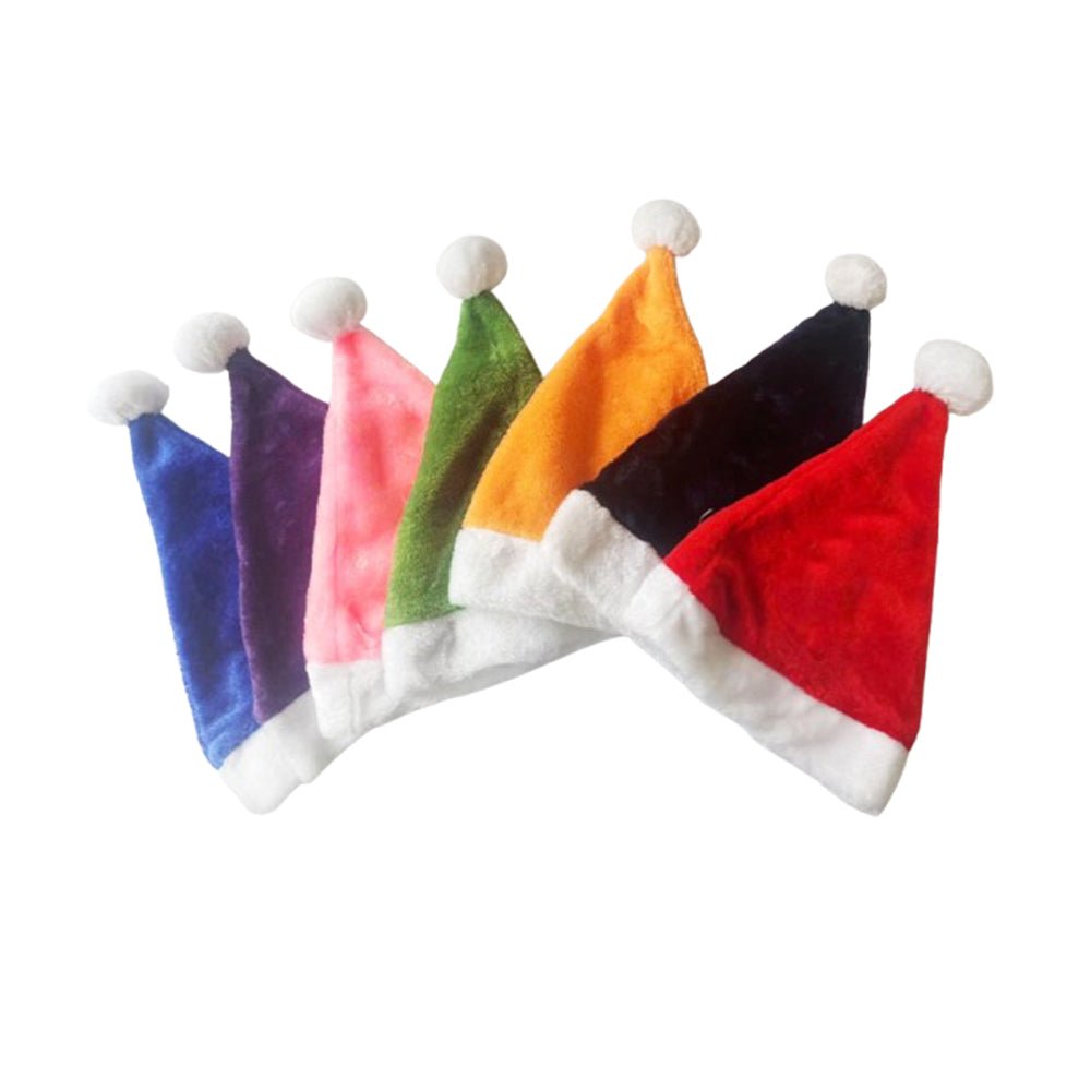 Short - plush Christmas Santa Hat - Yorkn Inc✅