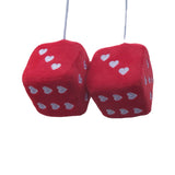 Short Plush Dice Car Pendant - Yorkn Inc✅