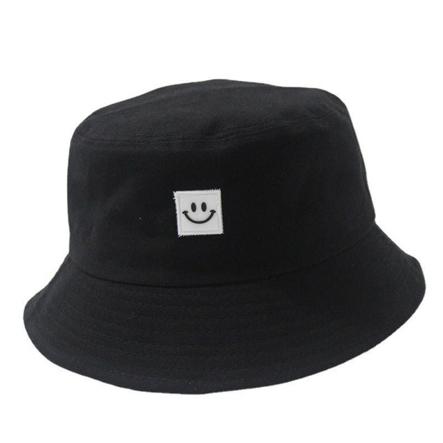 Smiling Face Tag Fisherman Hat - Yorkn Inc✅