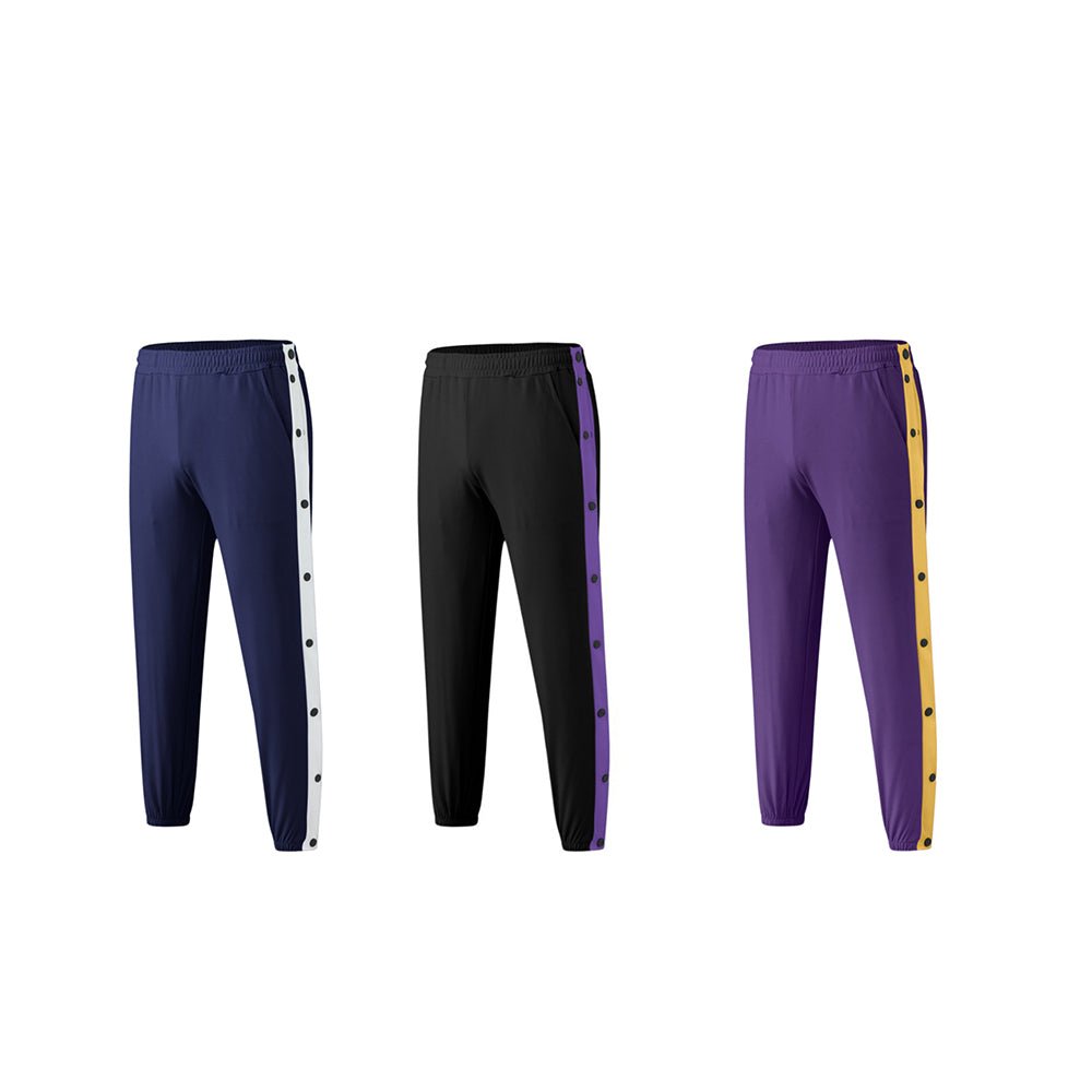 Snap - button Side - slit Casual Pants - Yorkn Inc✅