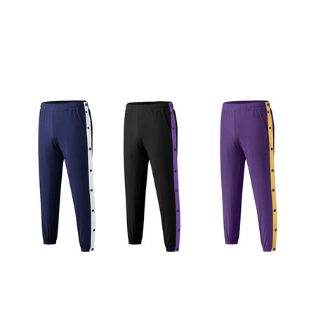 Snap - button Side - slit Casual Pants - Yorkn Inc✅