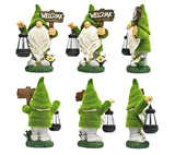 Solar Garden Gnomes Statue With Lantern - Yorkn Inc✅