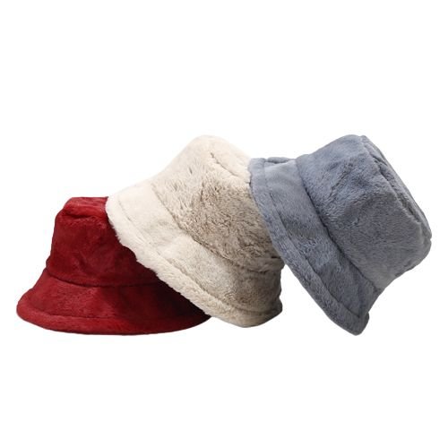 Solid Color Womens Plush Basin Hat - Yorkn Inc✅