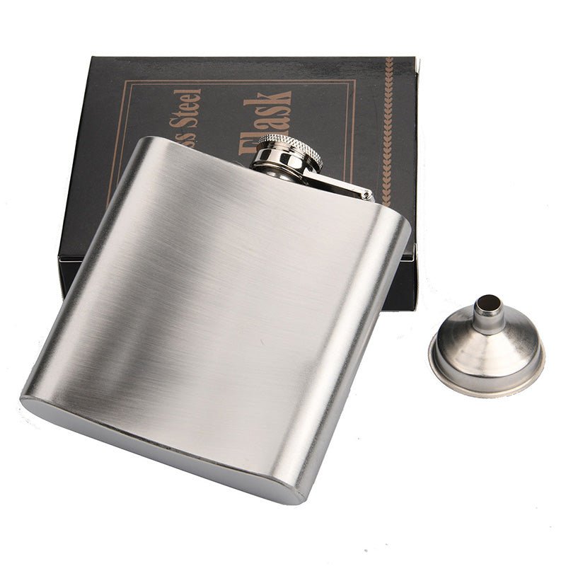 Stainless Steel 6oz Flask Gift Set - Yorkn Inc✅