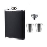 Stainless Steel 8oz Hip Flask Set - Yorkn Inc✅