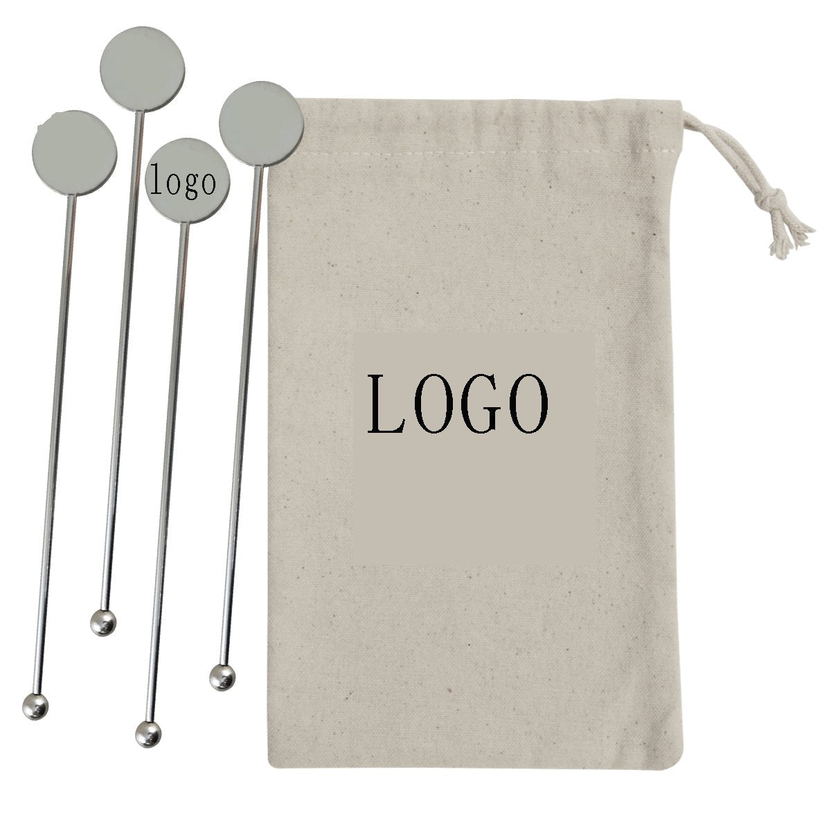 Stainless Steel Cocktail Stirrers Set - Yorkn Inc✅