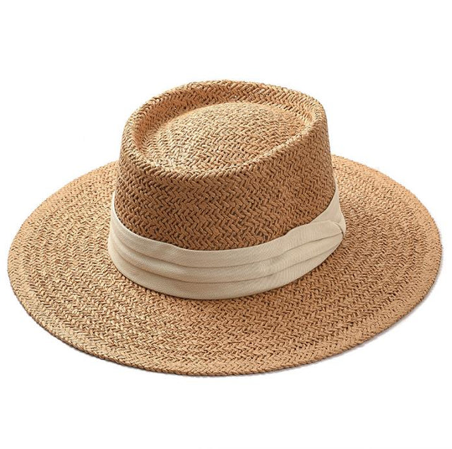 Straw Hat With 2" Band - Yorkn Inc✅
