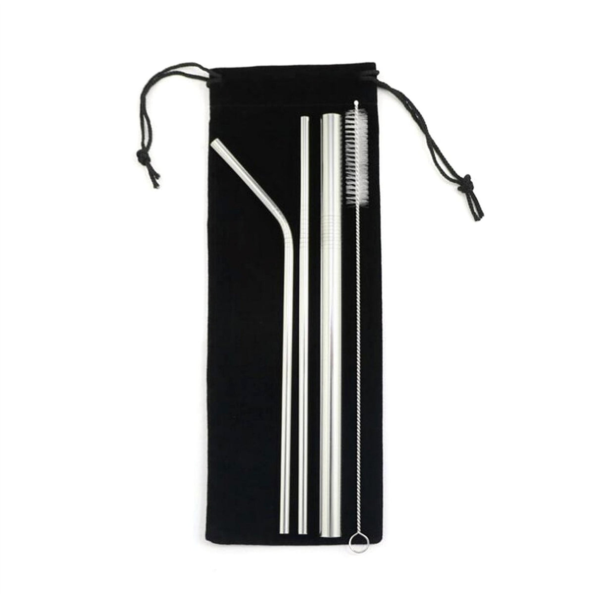 Straws With Velvet Bag - Yorkn Inc✅
