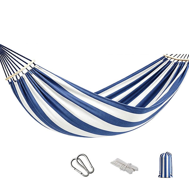 Striped Outdoor Swing Hammock - Yorkn Inc✅
