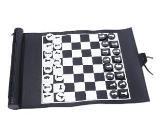 Suede Roll - up Chess Set - Yorkn Inc✅