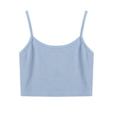 Summer Ribbed Cropped Cami Top - Yorkn Inc✅