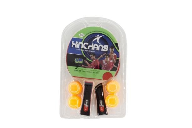 Table Tennis Racket 2 Rackets 4 Balls - Yorkn Inc✅