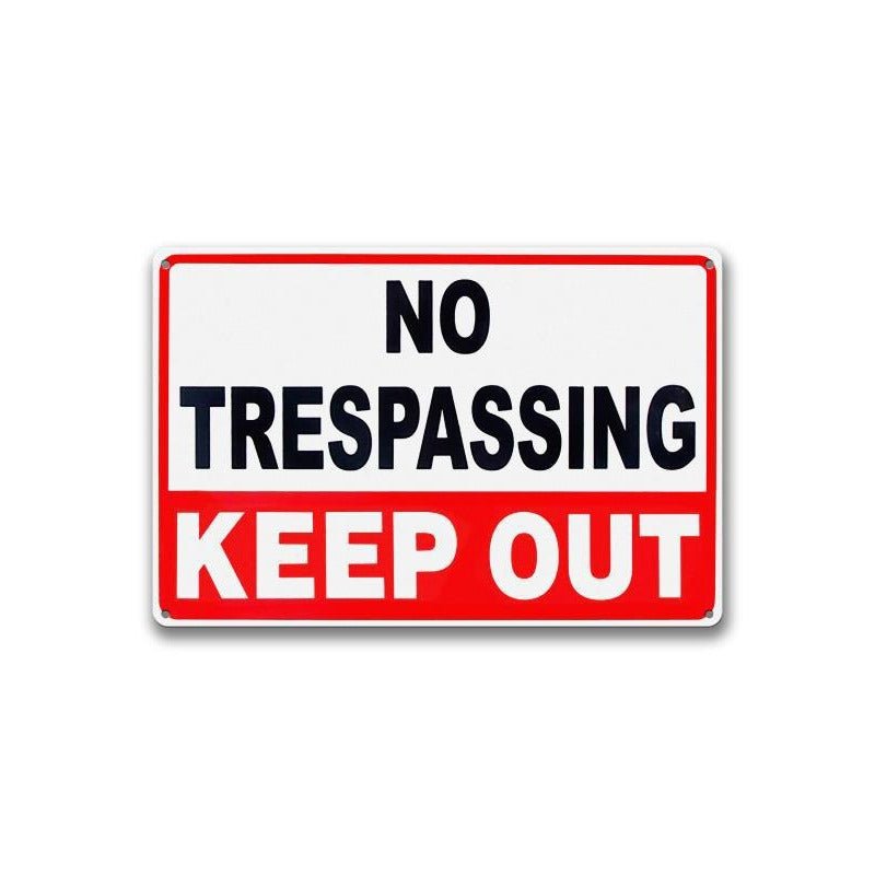 Tin Warning Sign - Yorkn Inc✅