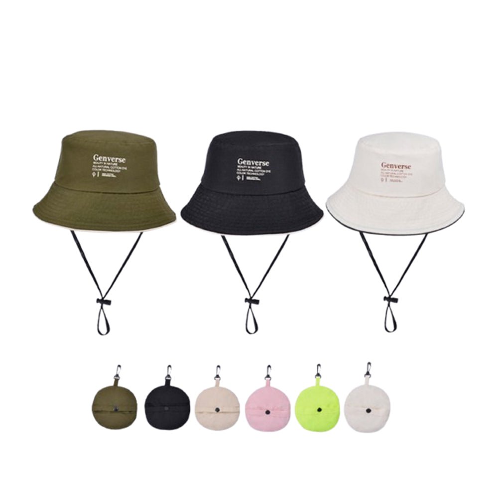 Trimmed Drawstring Bucket Hat - Yorkn Inc✅