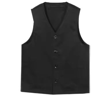 Twill Flat Button Work Vest - Yorkn Inc✅