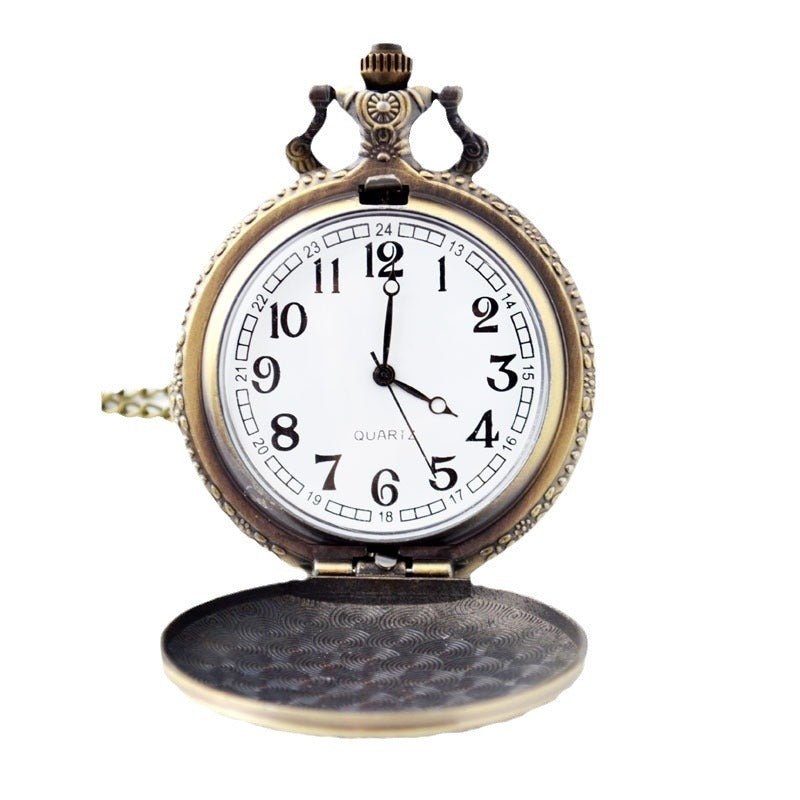 Vintage Quartz Pocket Watch With Box - Yorkn Inc✅