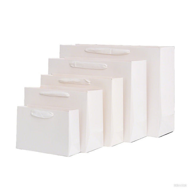 White Card Hand - held Paper Bag - Yorkn Inc✅