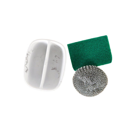 White Resin Sponge Holder For Kitchen Sin - Yorkn Inc✅
