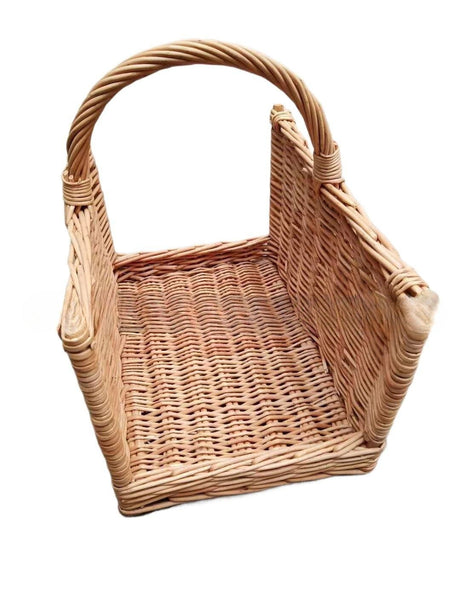 Willow Woven Firewood Basket - Yorkn Inc✅