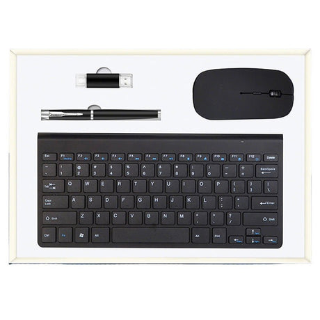 Wireless Keyboard And Mouse 4 Pcs Set - Yorkn Inc✅