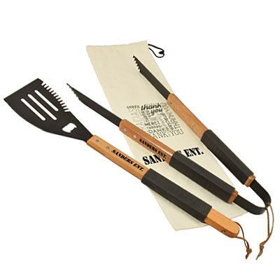 Wood Bbq Sets In Canvas Bag - Yorkn Inc✅